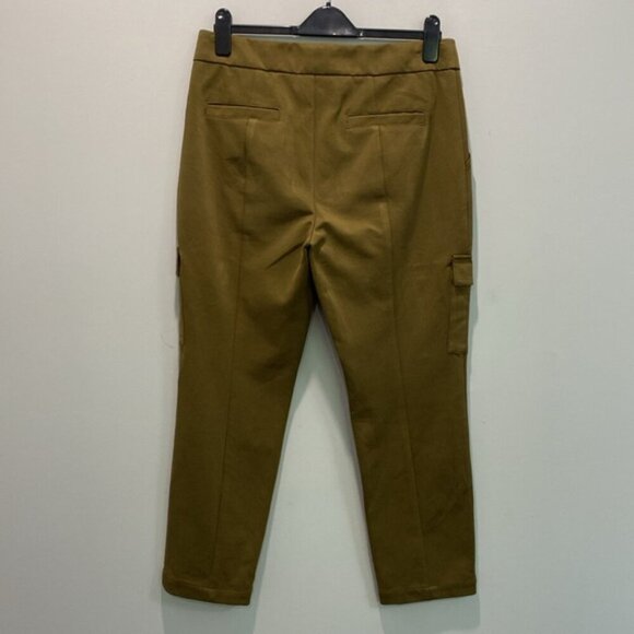 Anthropologie Green Cargo Pants Size 12 - Picture 10 of 16